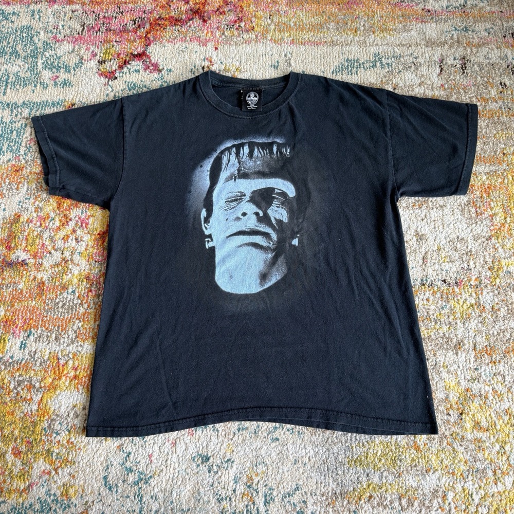 Vintage Universal Studios Monsters Frankenstein Portrait T-Shirt Mens L